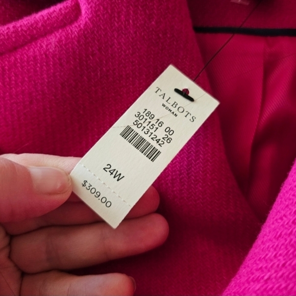 Talbots Wool Blend Double Breasted Pea Coat. - Picture 8 of 10